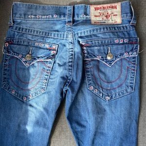 True Religion medium wash jeans size 28 (men’s)